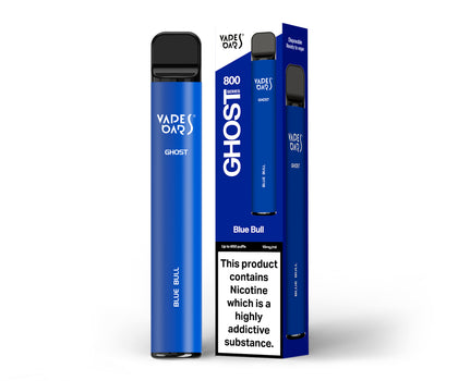 Vapes Bars Ghost 800 Blue Bull Product With Box