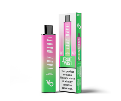 Vapes Bars Lady Mary Fruite Twist Product and Box
