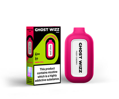Vapes Bars Ghost Wizz Fizzy Cherry Product With Box