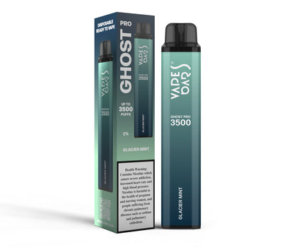 Vapes Bars Ghost Pro 3500 Glacier Mint Product With Box
