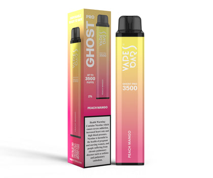 Vapes Bars Ghost Pro 3500 Peach Mango Product With Box