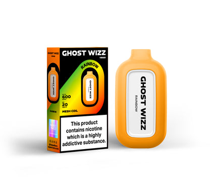 Vapes Bars Ghost Wizz Rainbow Product With Box