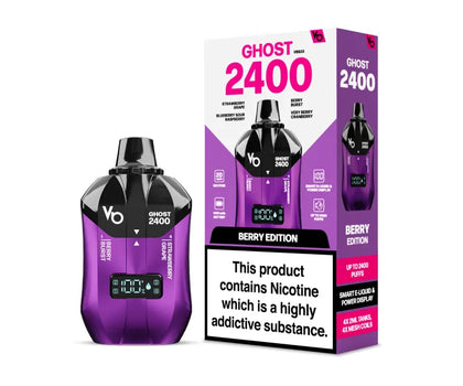 Vapes Bars Ghost 2400 Berry Edition Product with Box